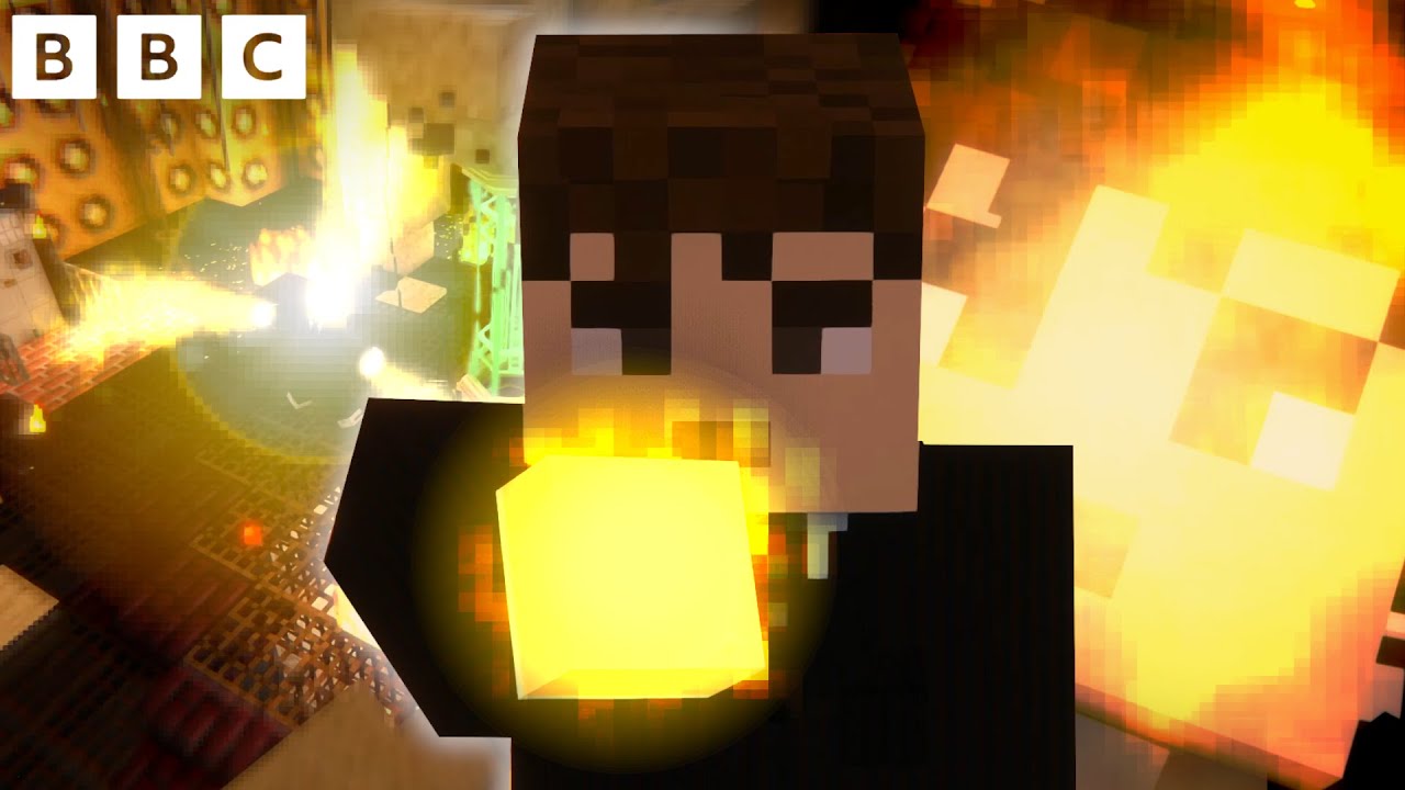 10th Doctors regeneration in Minecraft