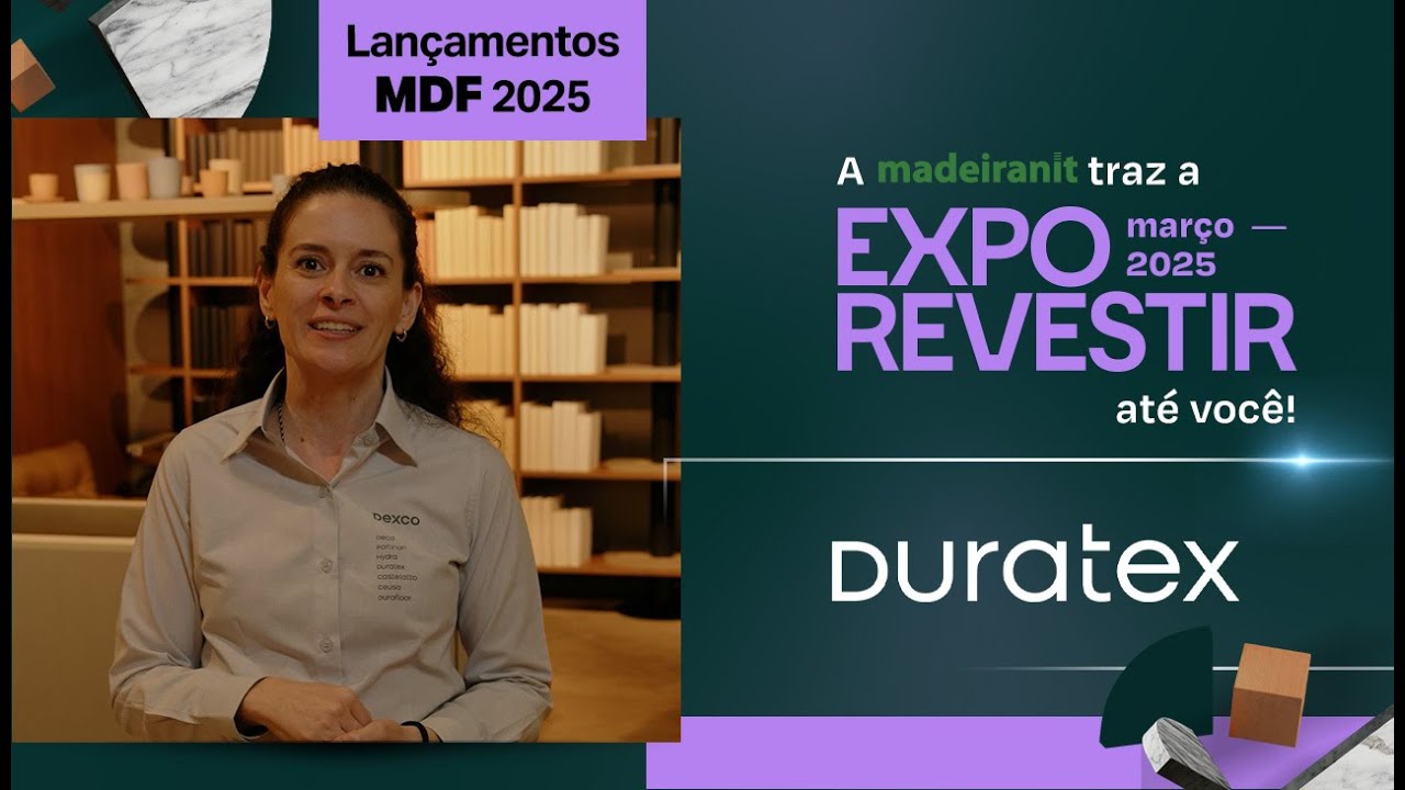 Lançamentos MDF na ExpoRevestir 2025 - Duratex