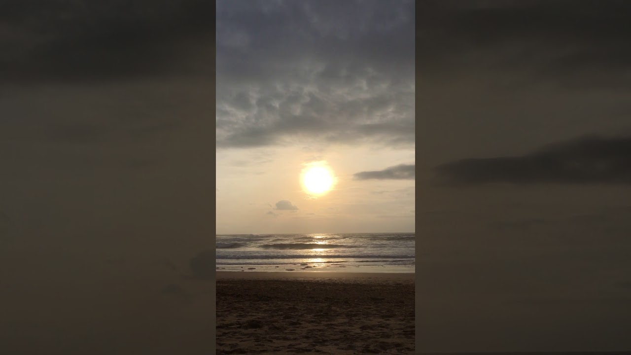 What is the sun doing?