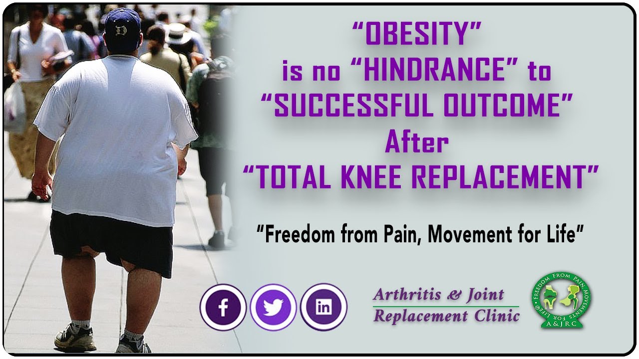 Can an obese person have knee replacement surgery? Dr. Vivek Mittal