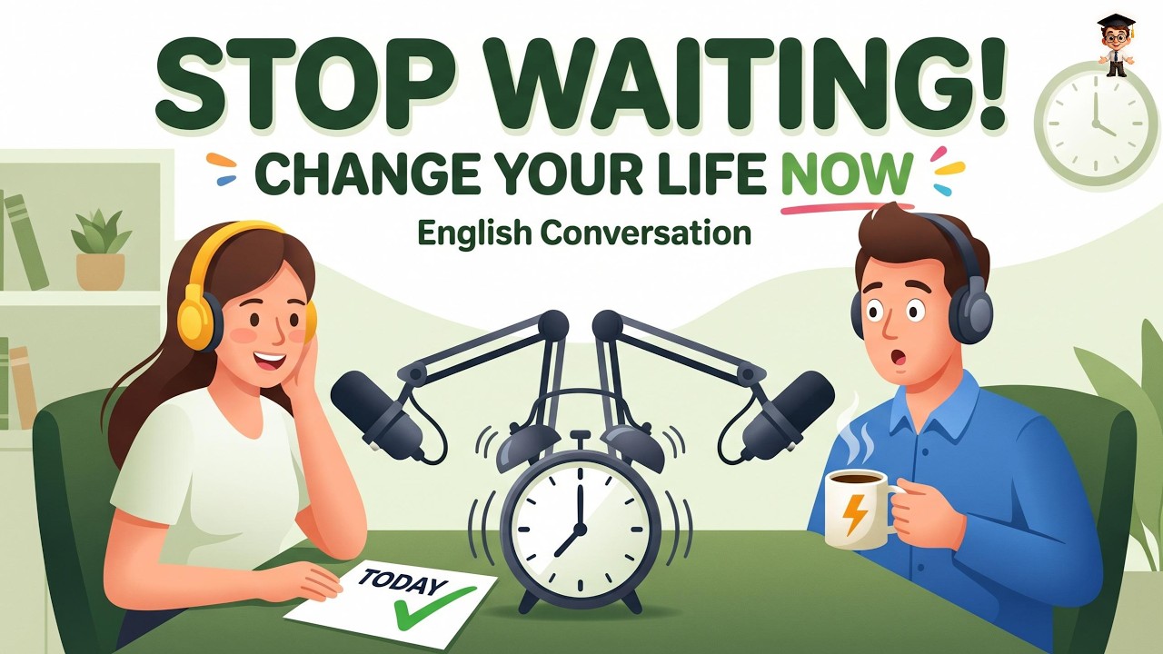 Learn English with a Powerful Message | Wake Up & Take Control | Real English Conversation