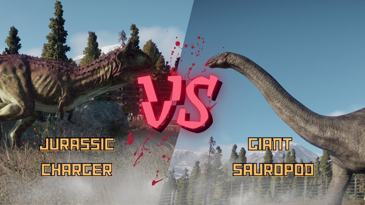 Carnotaurus vs Apatosaurus | Speed vs Giant | Jurassic World Evolution 2