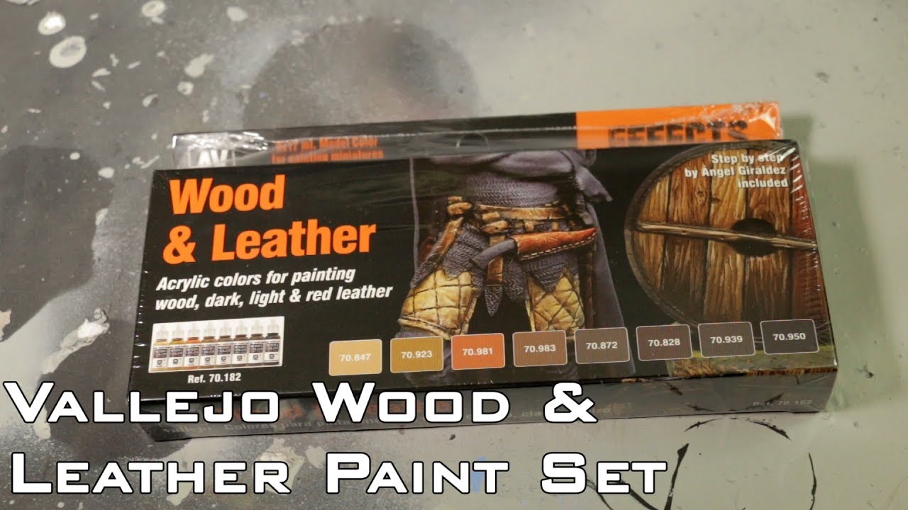 Unboxing - Vallejo Wood & Leather Paint Set