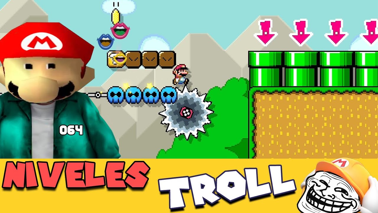 YO YA ESTUVE EN ESTOS TROLLEOS 🗣️  - Niveles TROLL en Super Mario Maker 2 - ZetaSSJ