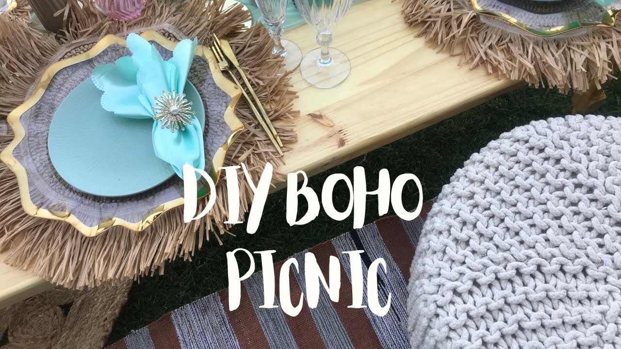 Boho Picnic |  Luxury picnic setup | Boho Sheek