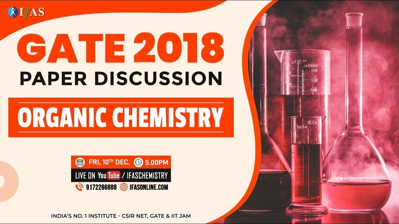 GATE 2018 Organic Chemistry Paper Solution