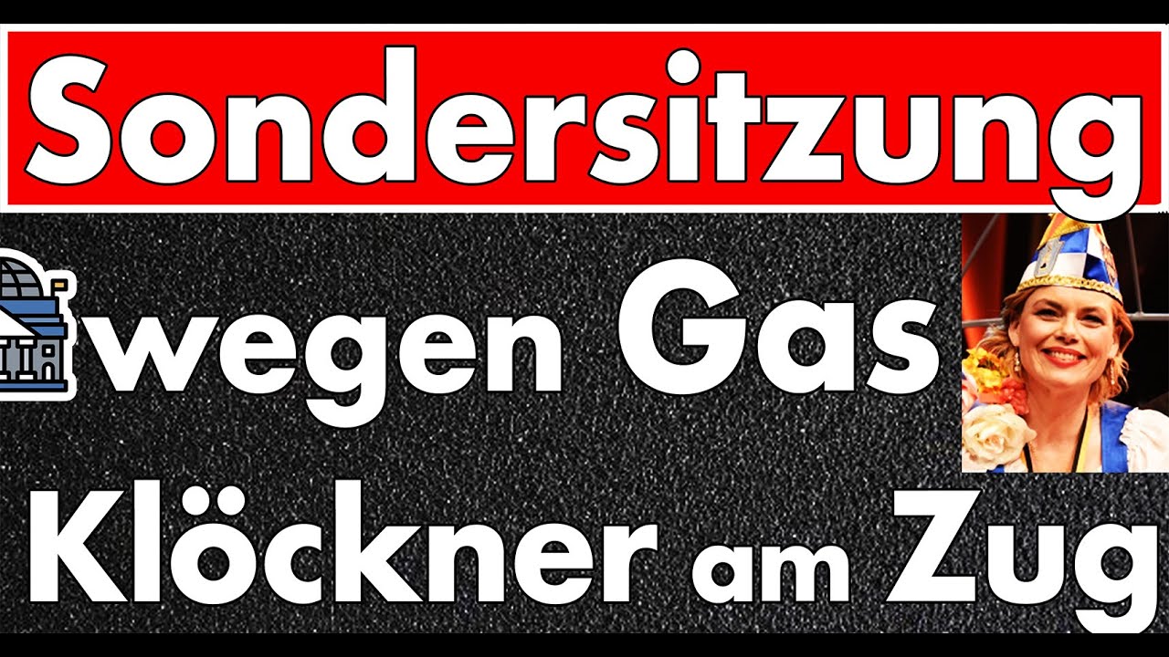 Gasspeicher leer: Sondersitzung in Berlin beantragt! Wird Julia Klöckner zustimmen oder ablehnen?