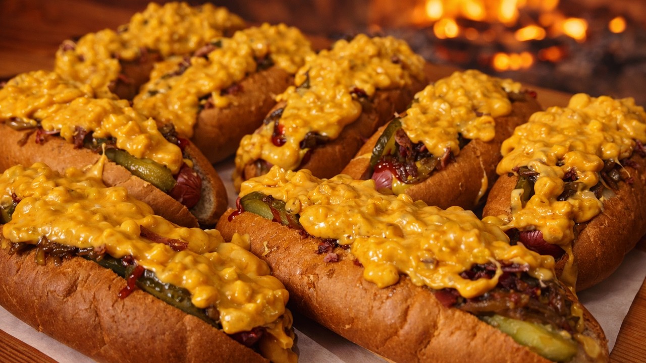 Loaded Cheese Hot Dogs That Will Ruin Every Other Hot Dog