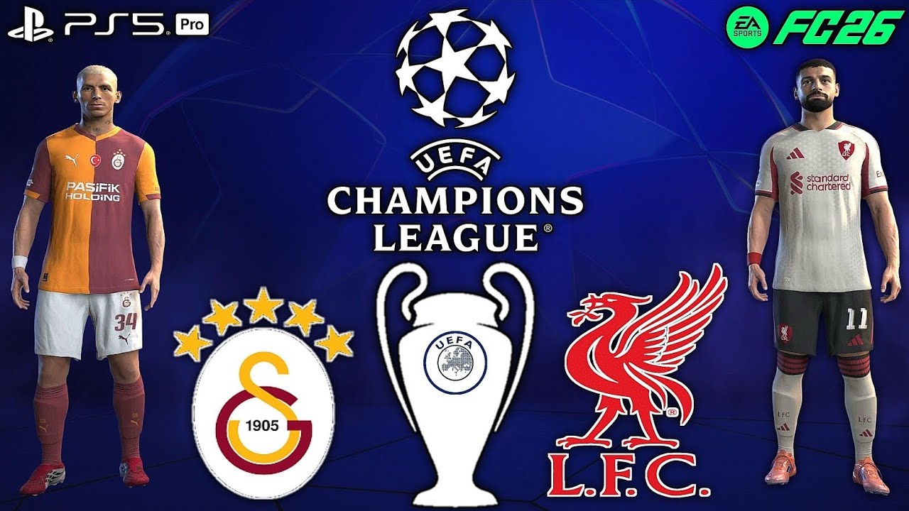 FC 26- GALATASARAY VS LIVERPOOL | UCL 25/26 | ROUND OF 16 1ST LEG | FT SANE, SALAH, WIRTZ | PS5 PRO