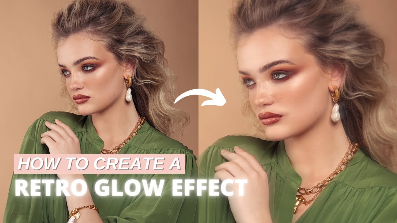 How to Get This Retro Golden Glow Effect in Your Photos ✨ [Photoshop Dreamy Effect Tutorial]