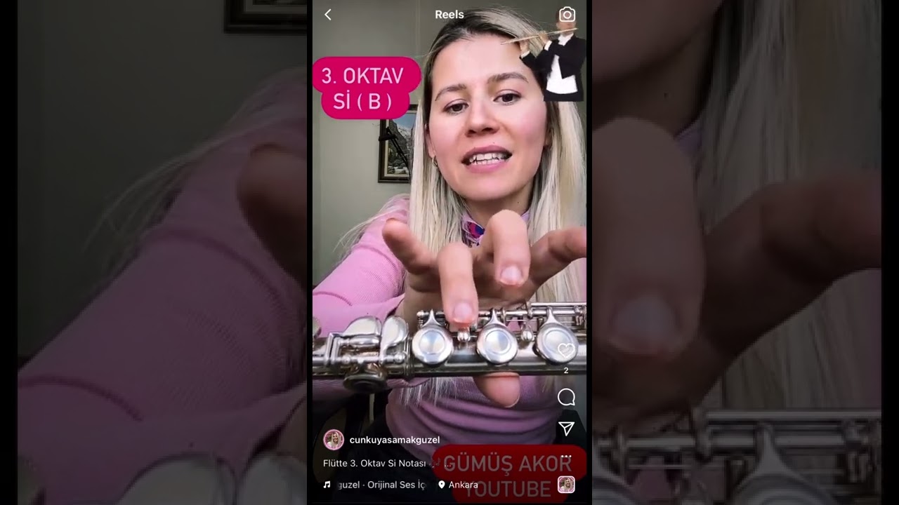 Flütte 3. Oktav Si Notası 🎶