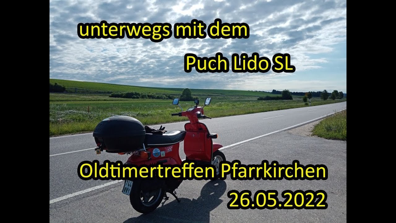 unterwegs mit dem Puch Lido SL | Oldtimertreffen Pfarrkirchen 2022
