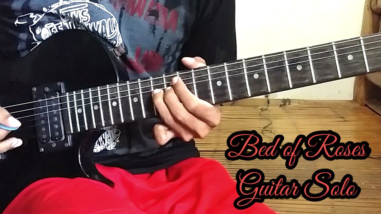 Bed of Roses - Bon Jovi | Guitar solo tutorial | Slow approach with TAB!