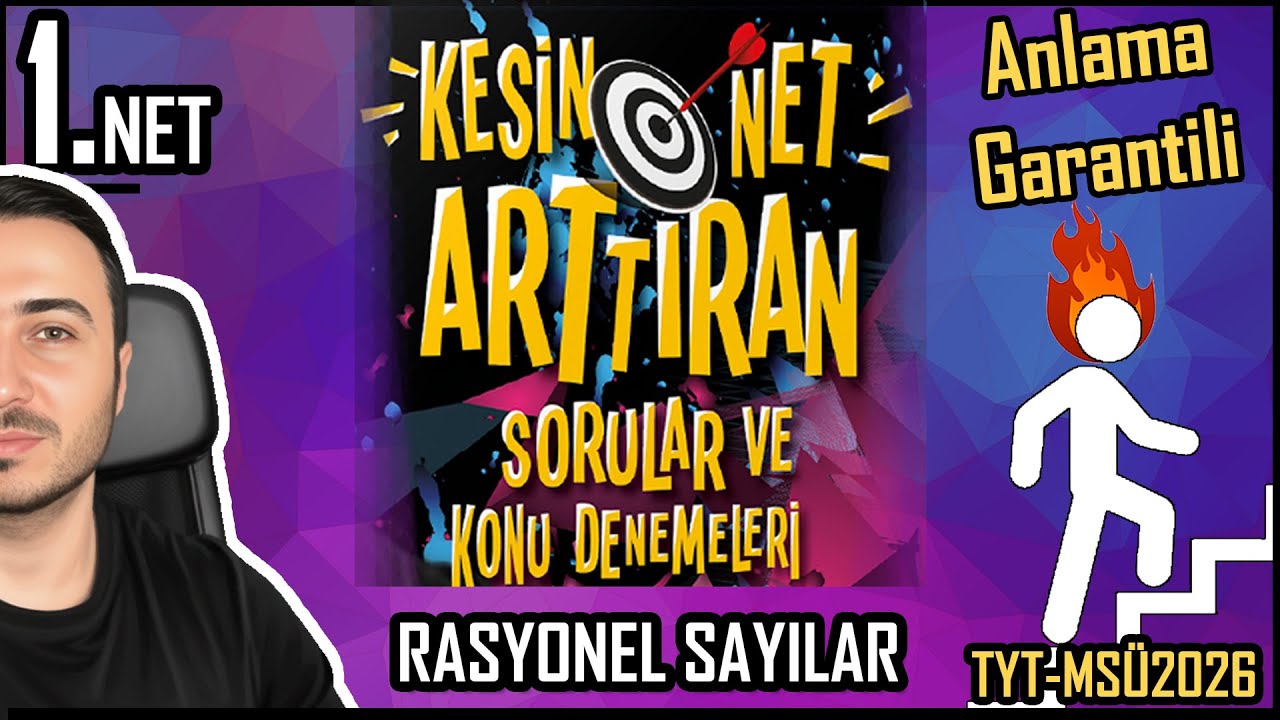 Kesin NET Arttıran Sorular ve Konu Denemeleri-1.NET / RASYONEL SAYILAR #yks2026