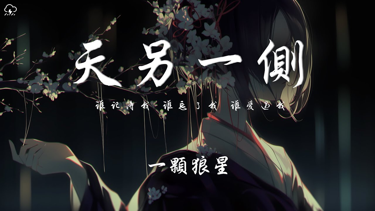 一顆狼星 - 天另一側「風走了 雨停了 人散了 誰記得我 誰忘了我 誰愛過我」【動態歌詞/PinyinLyrics】♪