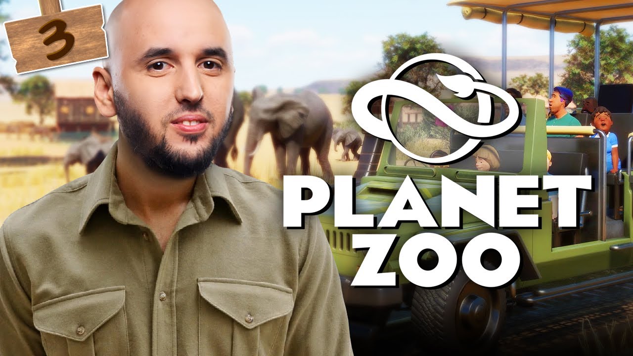 JE CONSTRUIS UN SAFARI DE FOU FURIEUX - Planet Zoo #3