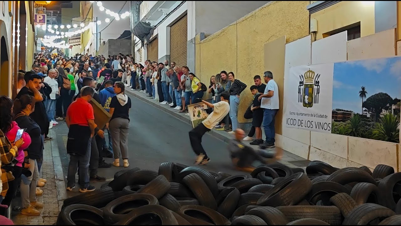 Las Tablas de San Andrés, una trepidante tradición calle abajo