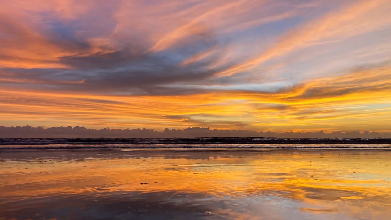 Sunset to help Naturally Sleep - Sunset Beach Goa | #vkvlogs Extras | #timelapse #sunset #goa