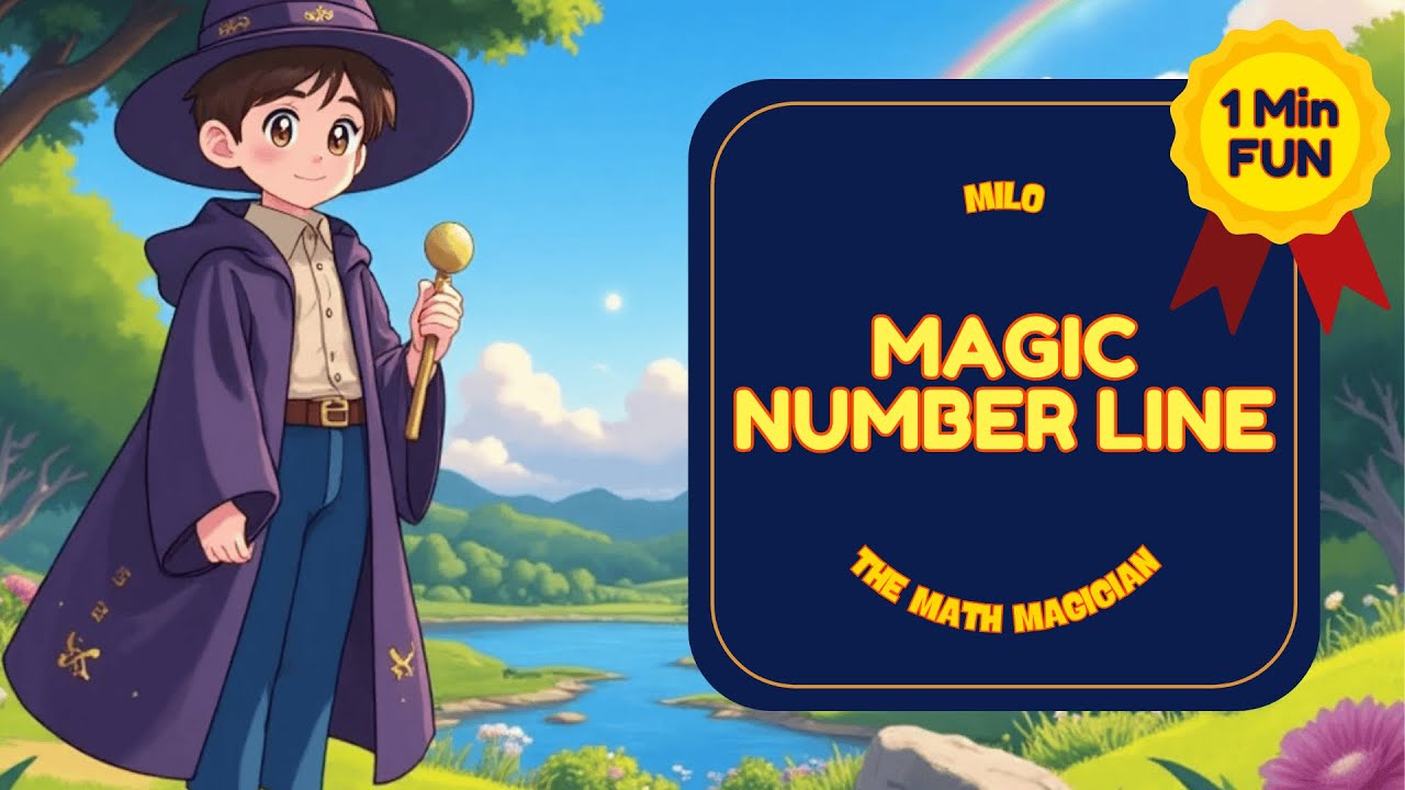 Magic Number Line | Learn Counting & Numbers with Milo The Math Magician!