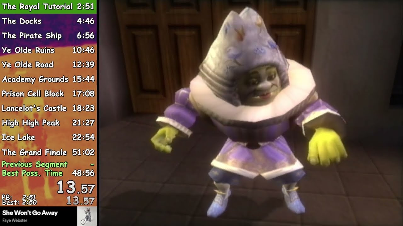 [WR] Shrek The Third - Any% NG+ (Wii) Speedrun in 49:31