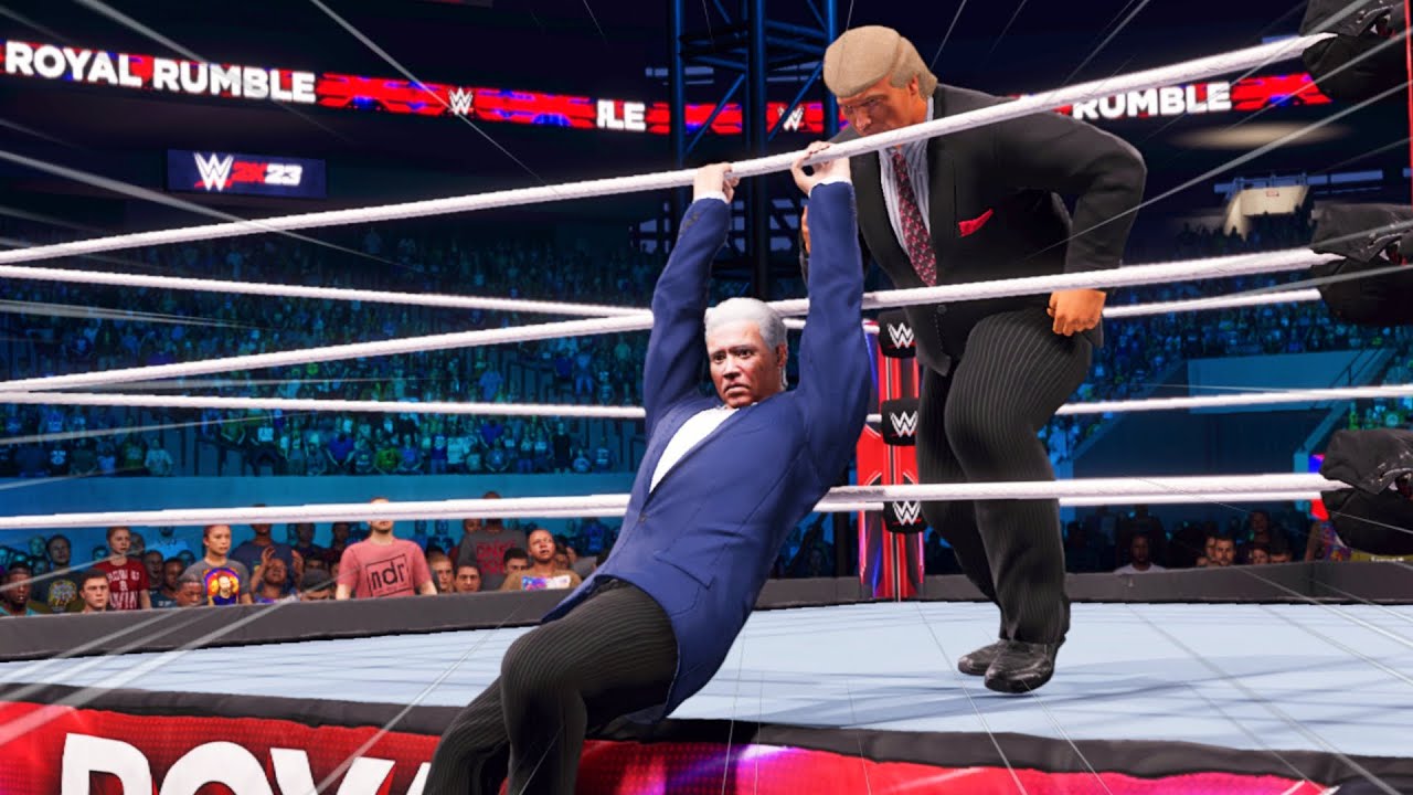 US Presidents Play WWE2k23 Royal Rumble!