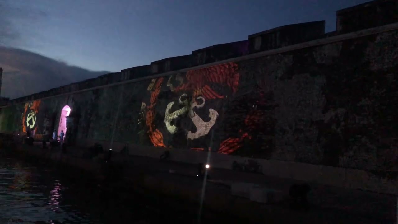 Videomapping Sân Juan de Ulua 2