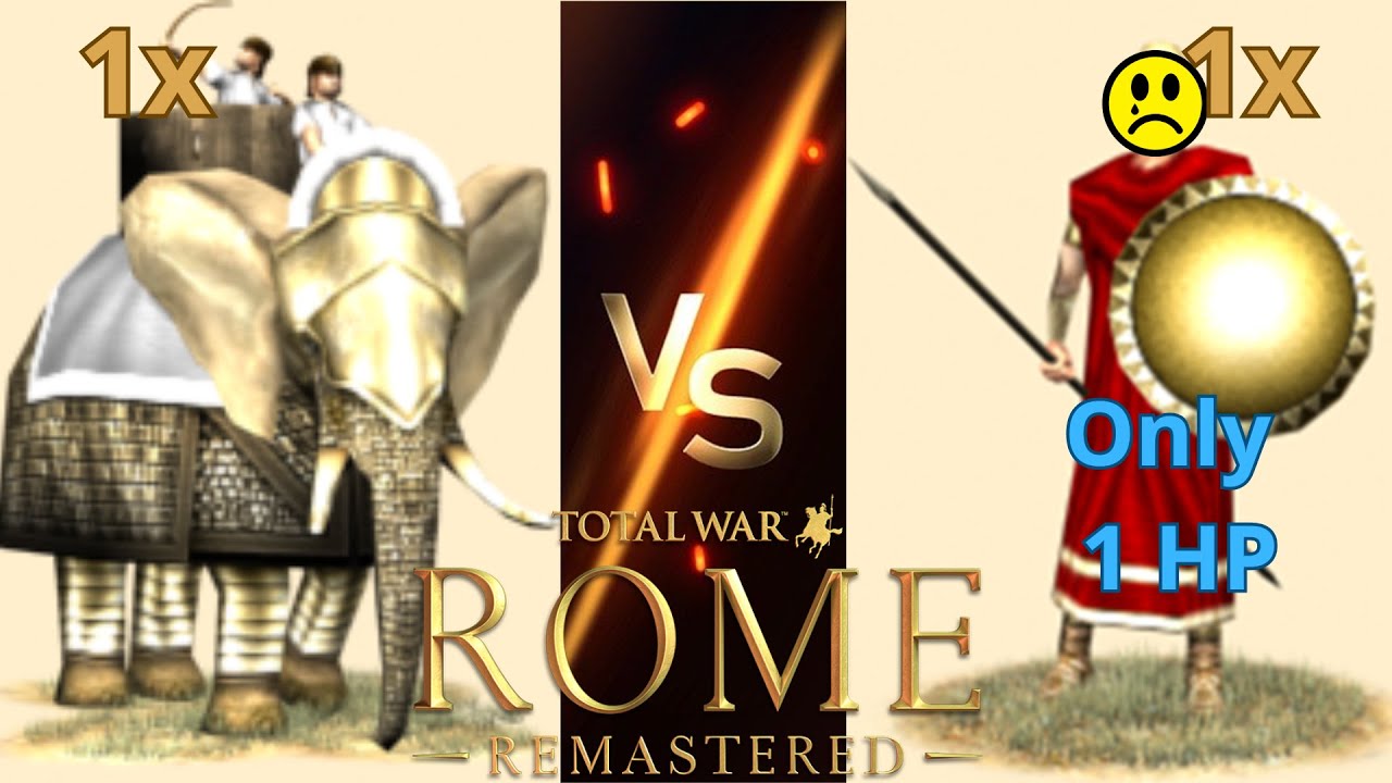 Can Spartan Hoplites with Only 1 HP Beat Armoured Elephants?