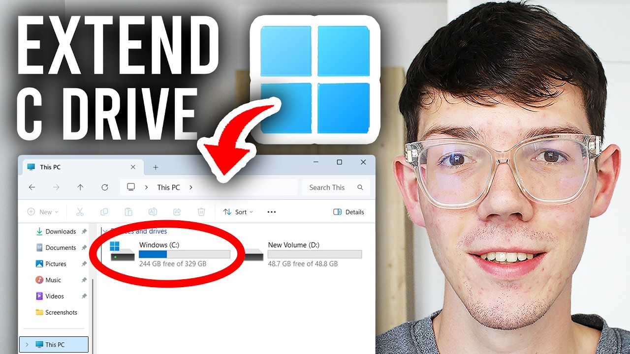 How To Extend C Drive On WIndows 11 - Free & Easy