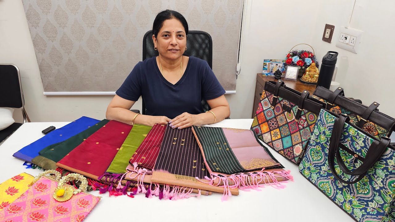Sep 4 | Bags | Silk cotton | shop at Madrassarees.com | Diwali collection