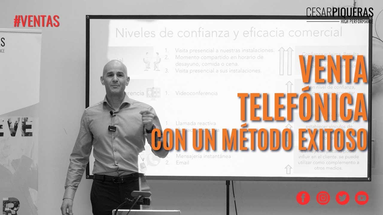 Venta telef&oacute;nica con un m&eacute;todo exitoso | Ventas | C&eacute;sar Piqueras