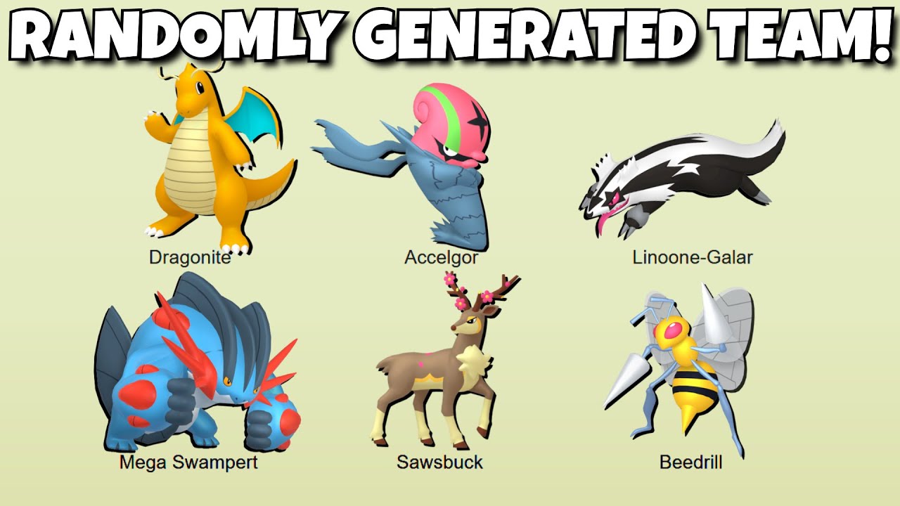 Pokemon Showdown but I use a RANDOMLY GENERATED TEAM!