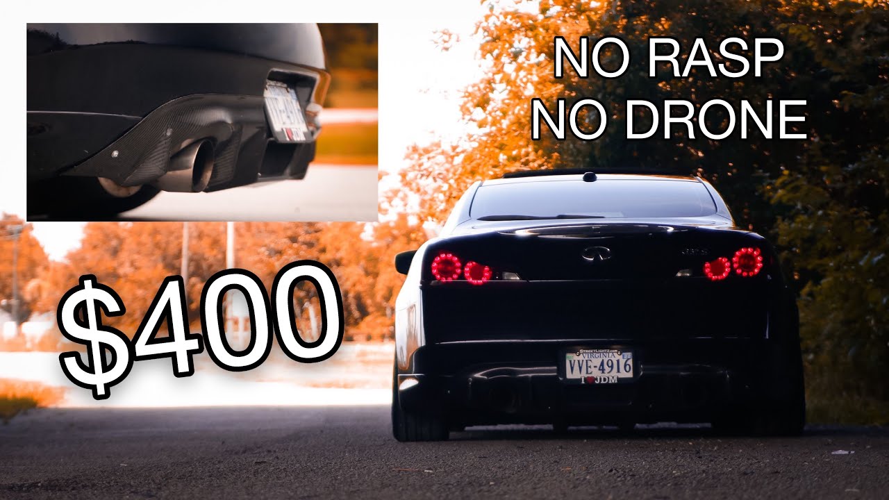 The BEST Budget Exhaust Setup For G37/370Z/G35/350Z!