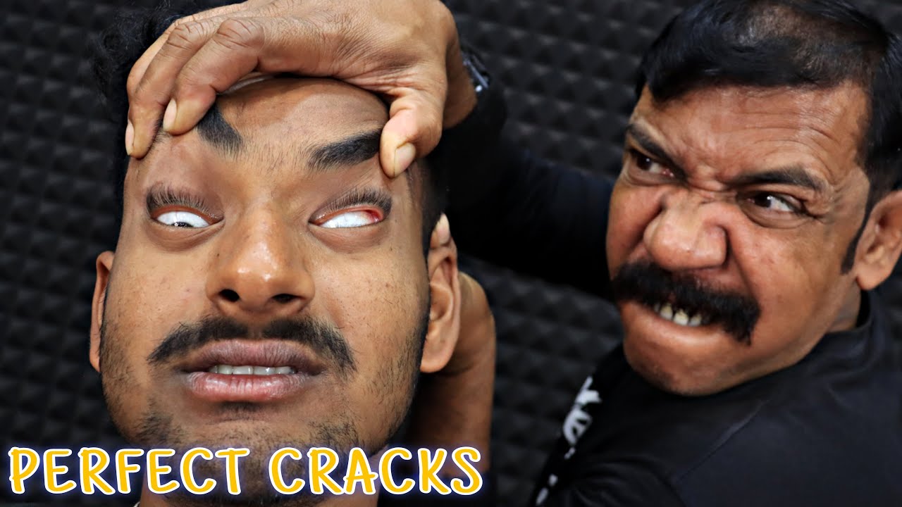 Perfect Cracks by Asim Barber | Head Massage & Hair Cracking | Neck Cracking | Spine Cracking | ASMR