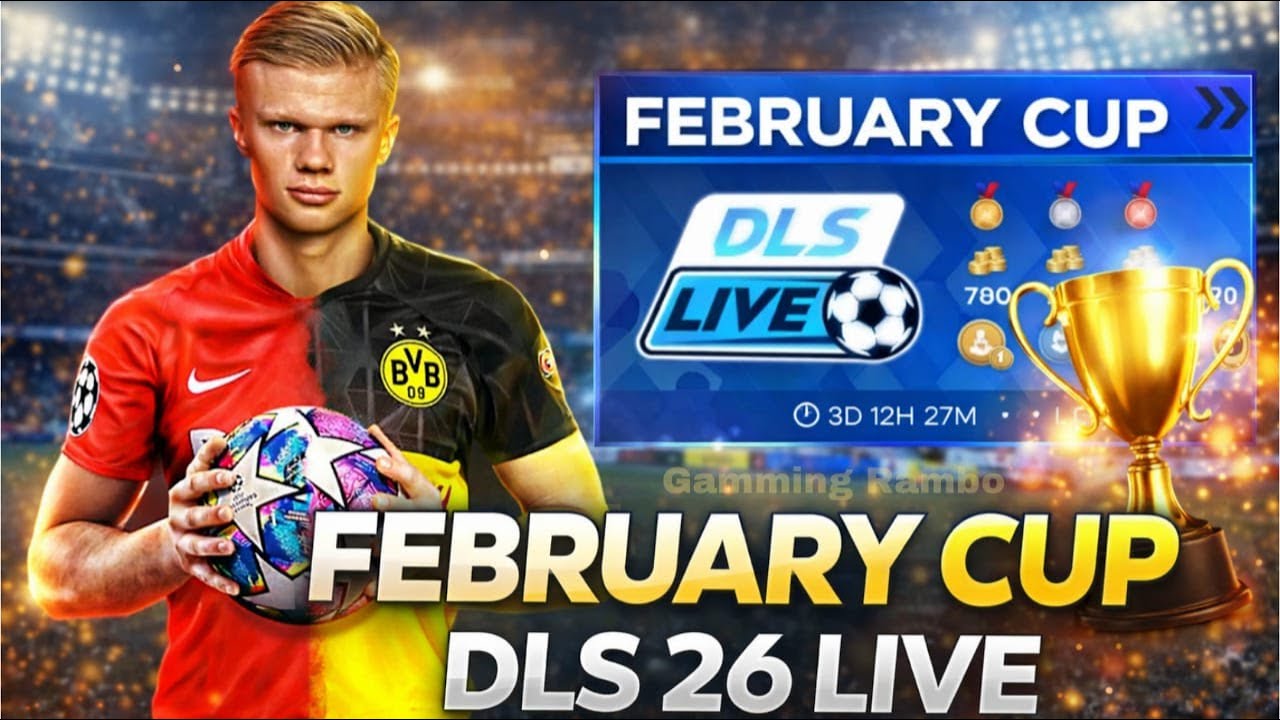 🟢 DLS 26L LIVE 🔥|COMPLETING FEBRUARY CUP IN DLS 26🚀