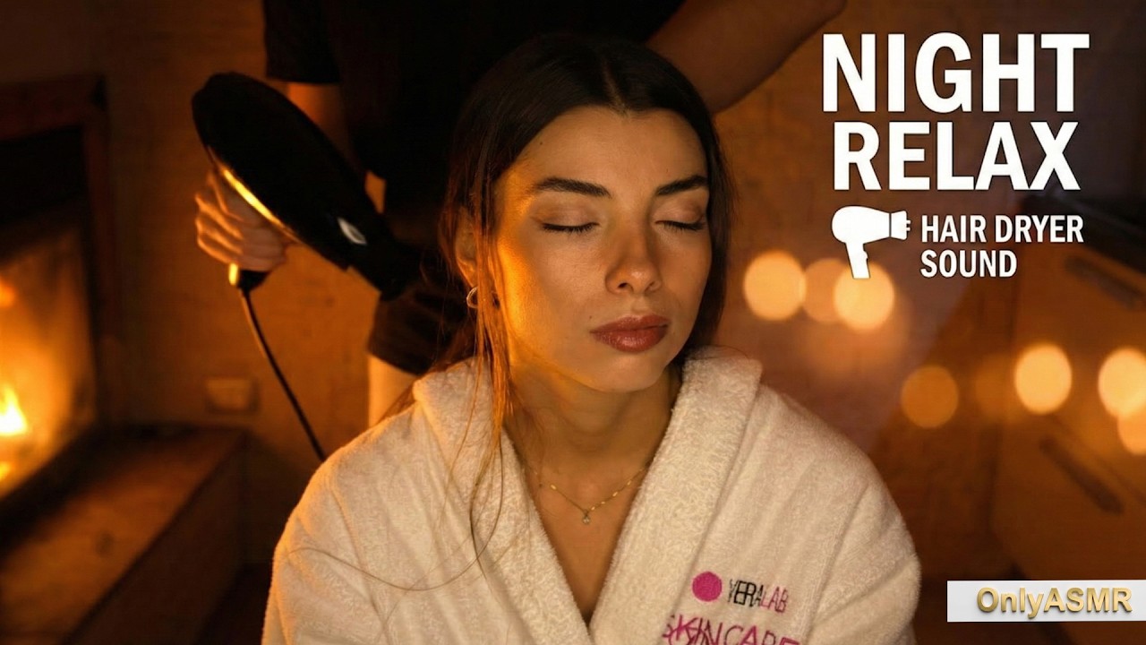 МГНОВЕННЫЙ СОН: Расслабляющий Фен для Волос - ASMR (Лечим Бессонницу) - Без Рекламы