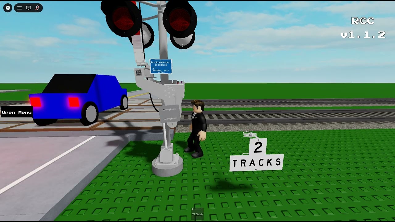 Building a Detailed US Railroad Crossing