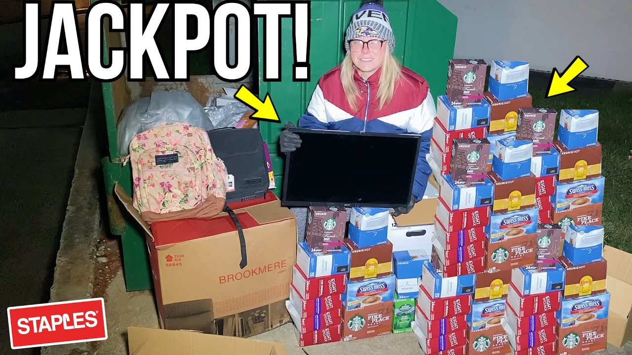 STAPLES MANAGER LEFT US A HUGE SURPRISE! (*JACKPOT!)