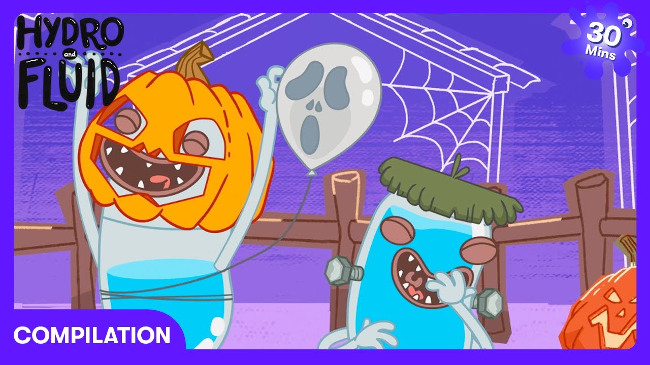 Hydro and Fluid - Skummel halloween-moro! | Barne-TV | WildBrain Dingsverkstedet