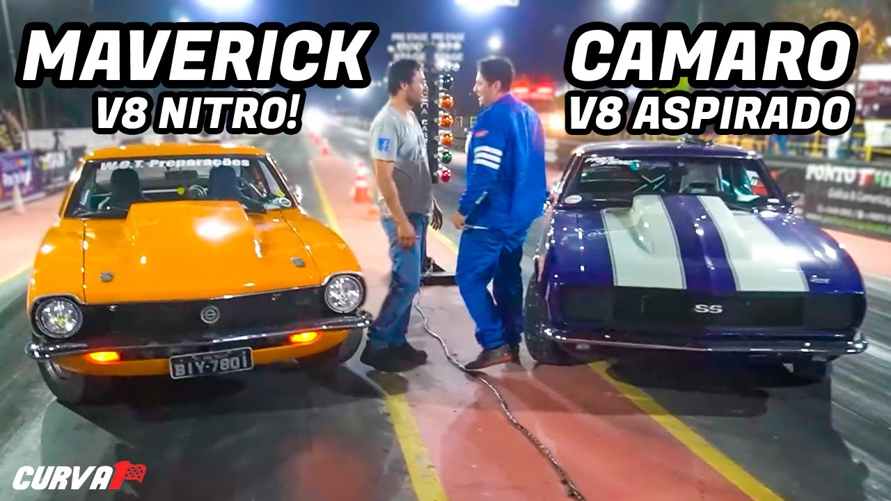 MAVERICK NITRO VS CAMARO 8.3!!! FINAL IMPRESSIONANTE 🔥