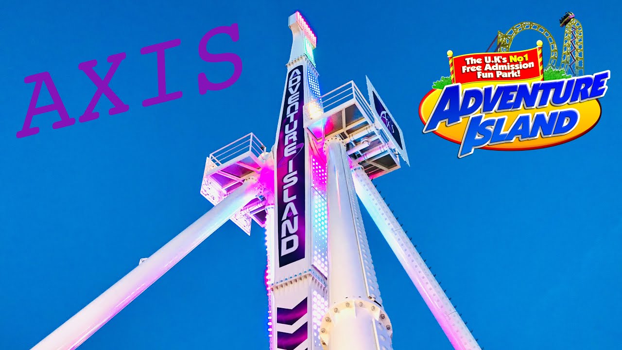 Axis (Adventure Island) Off & On Ride Footage