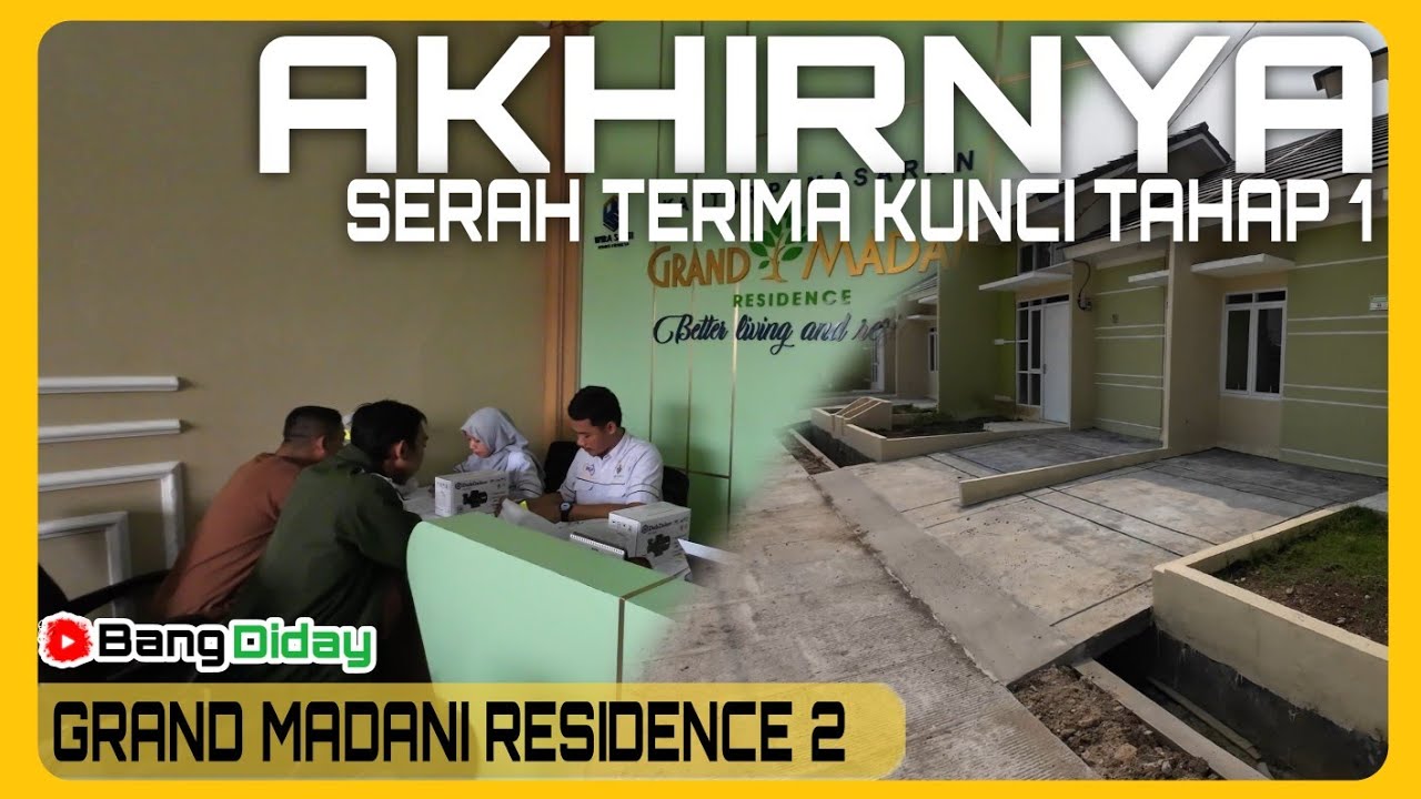 Serah Terima Kunci Perumahan Subsidi Grand Madani Residence 2
