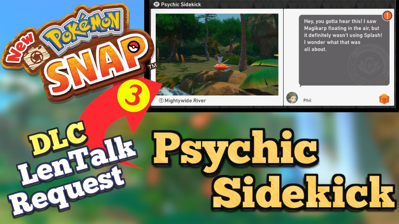 Psychic Sidekick | New Pokémon Snap DLC LenTalk Request