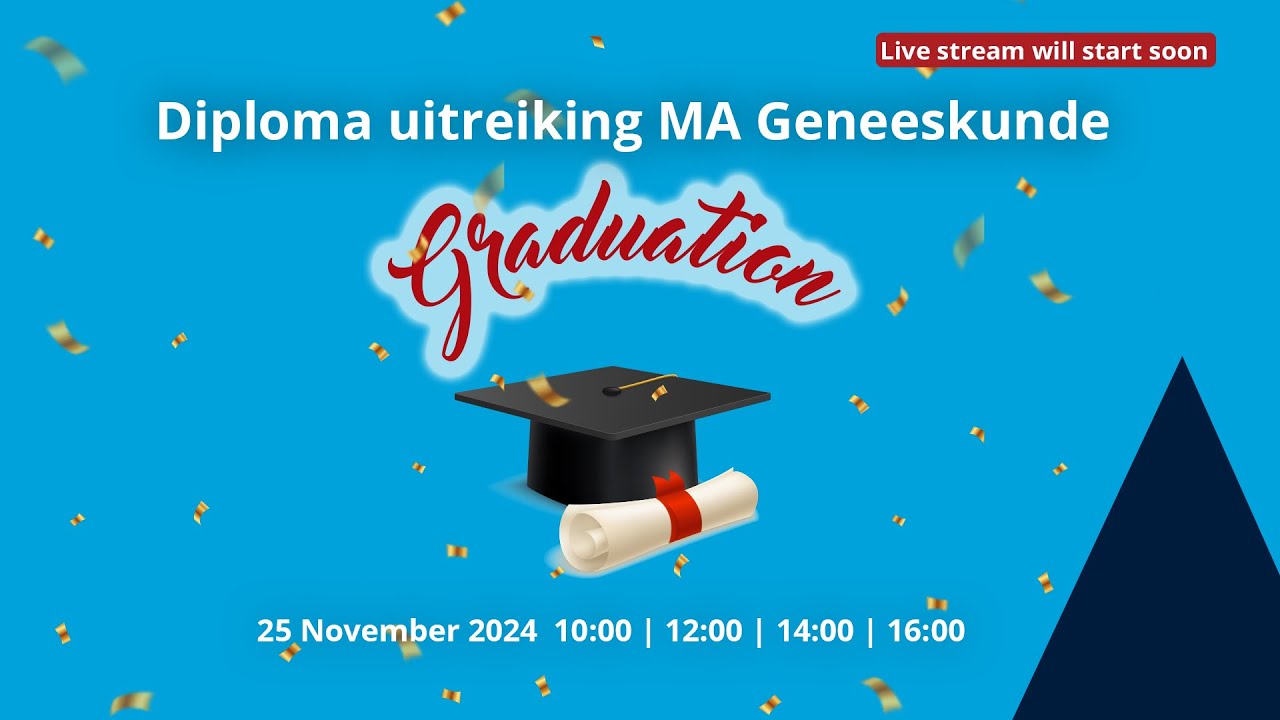 Diploma uitreiking Master Geneeskunde - session 1