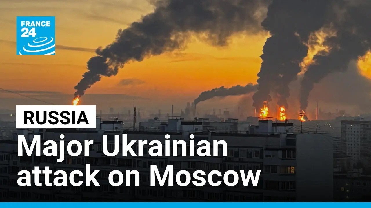 Ukraine hits Russia with major drone attack, targetting refinery &bull; FRANCE 24 English