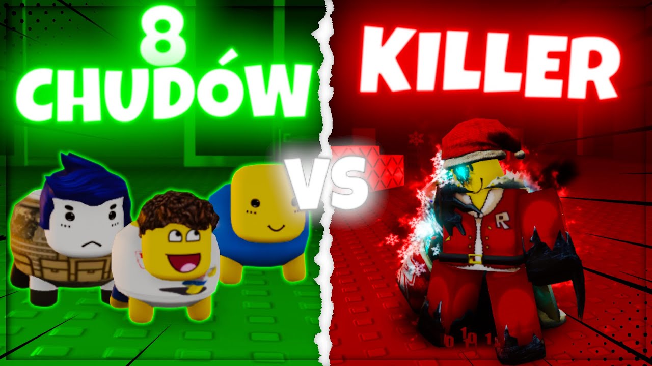 8 CHUDÓW VS KILLER W FORSAKEN!? Totalny CHAOS | Roblox