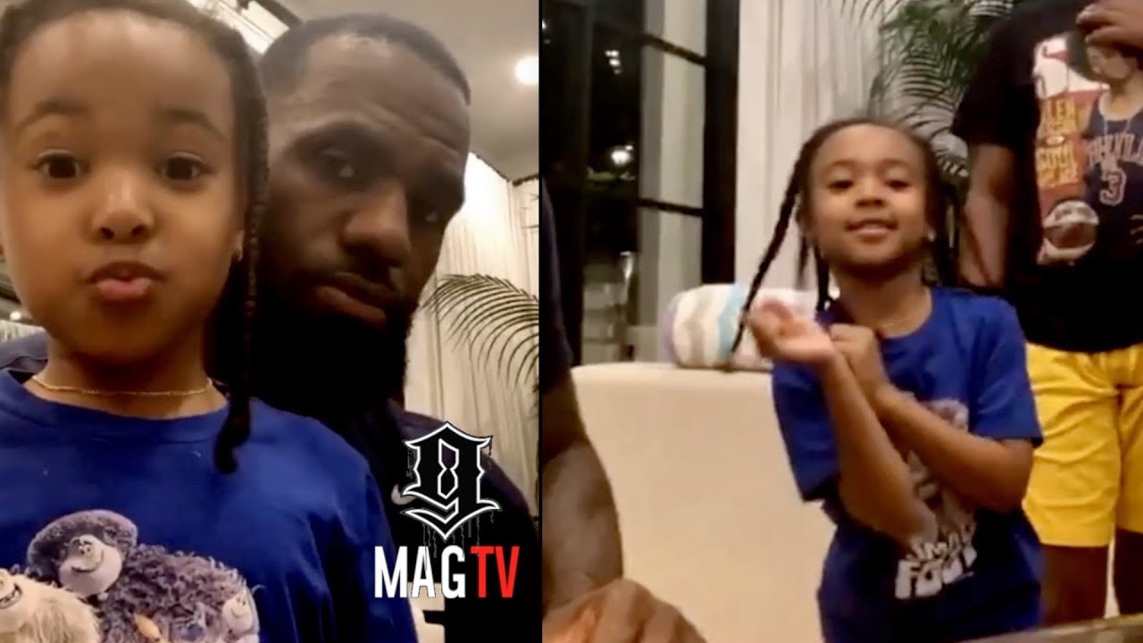 Lebron James Asks Daughter Zhuri To Hit The Woah!