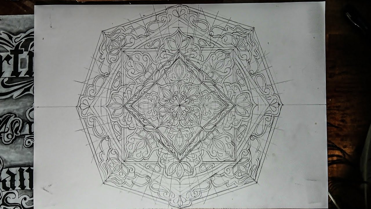 How to draw Mandala Art for beginners drawing Step by Step | | Real-Time Mandala Drawing with Pencil