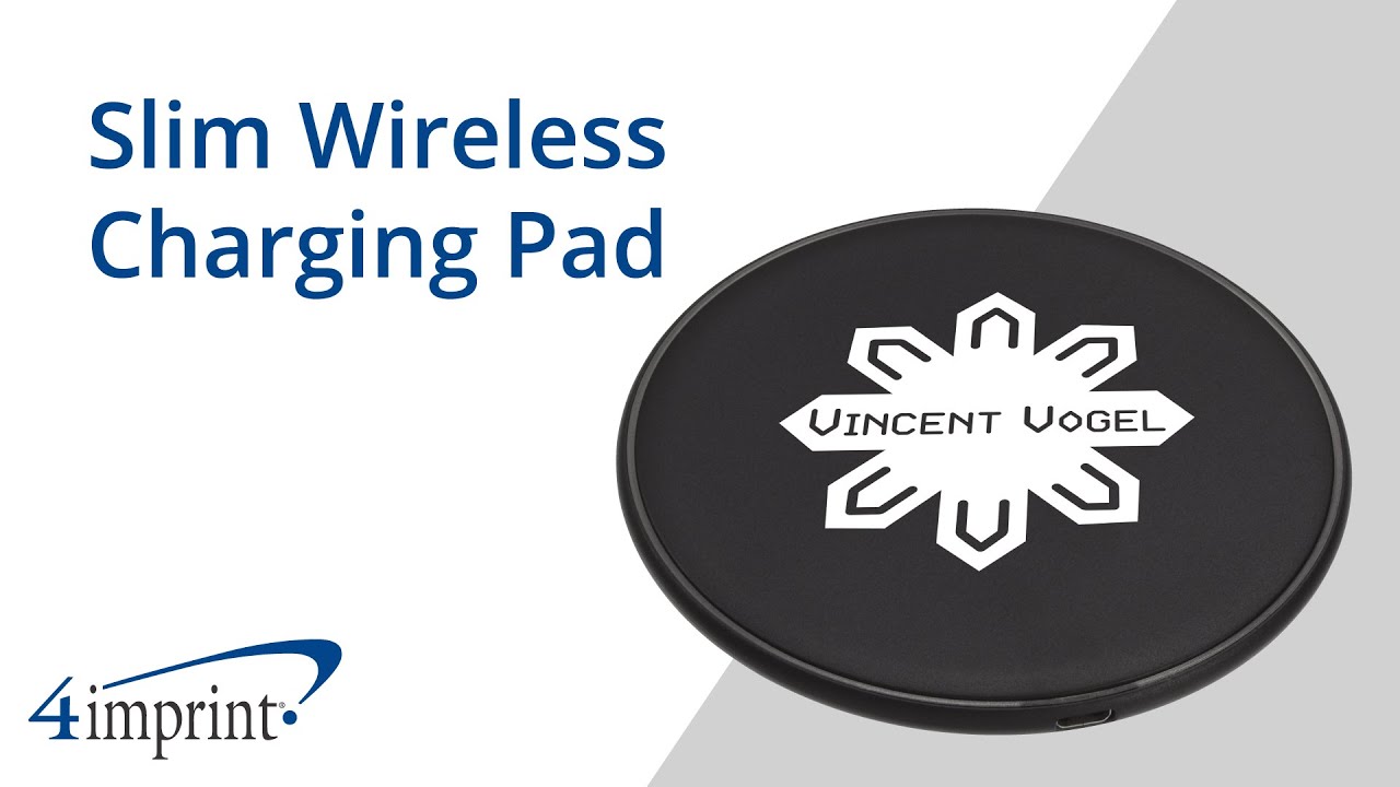 Slim Wireless Charging Pad - Custom Charging Pad by 4imprint