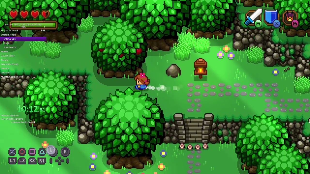 Blossom Tales 2: The Minotaur Prince 100% Speedrun in 4:40:29 (WR 12/14/25)