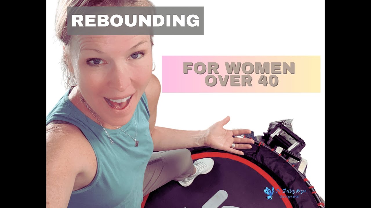 Rebounding for Women Over 40 | Kensone Fitness Trampoline Review + Benefits for Perimenopause